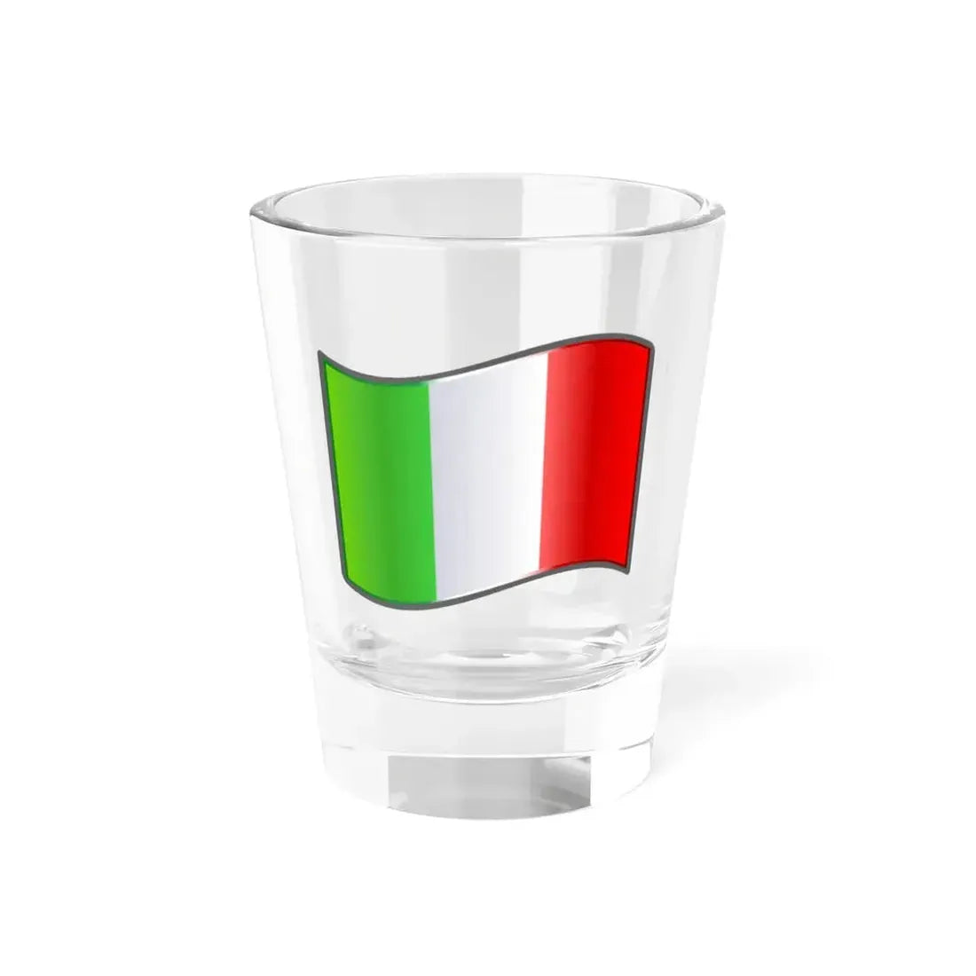 Nuvola Italy flag alternative (Italy) Shot Glass 1.5oz 1.5oz - Go Mug Yourself
