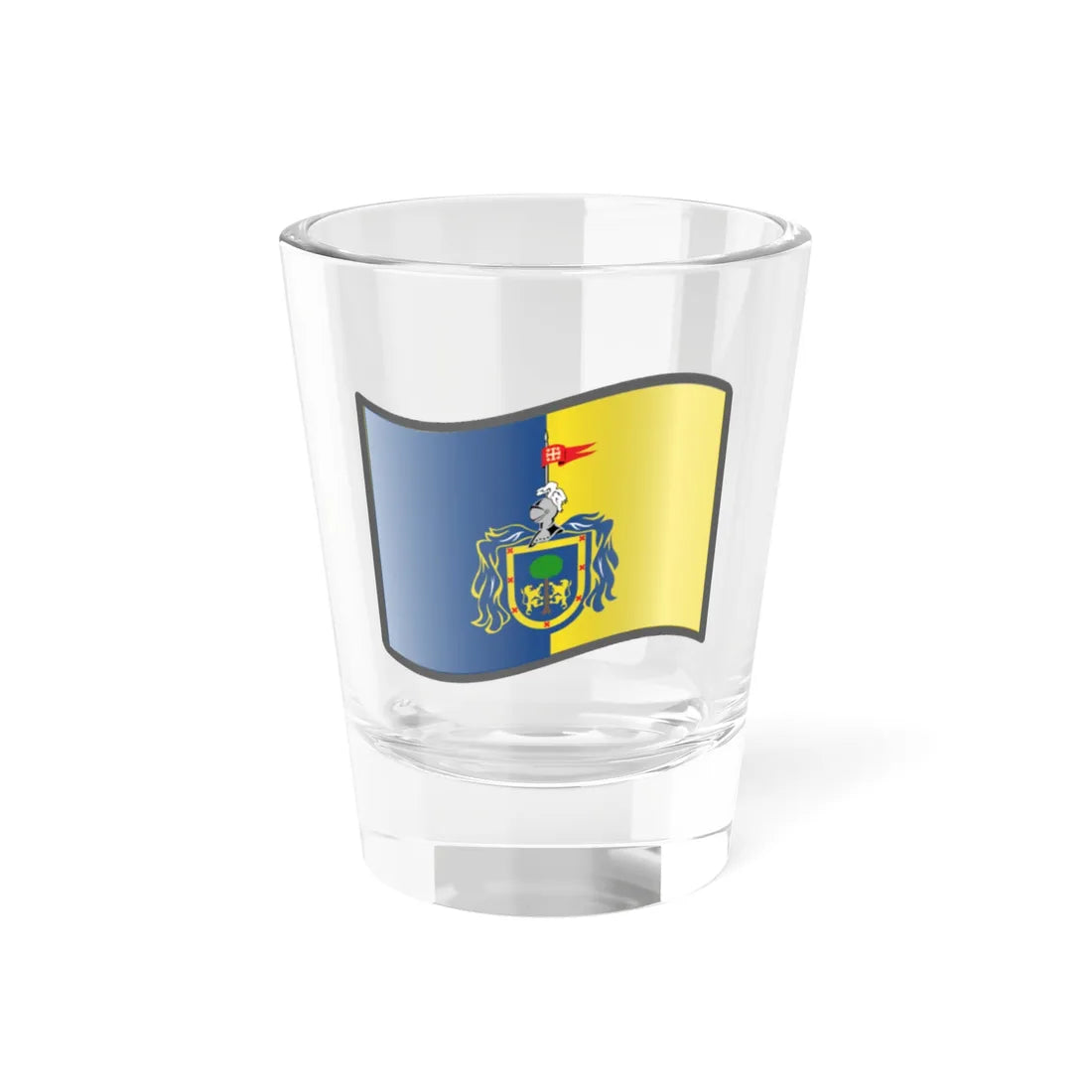 Nuvola Jalisco flag local (Mexico) Shot Glass 1.5oz 1.5oz - Go Mug Yourself