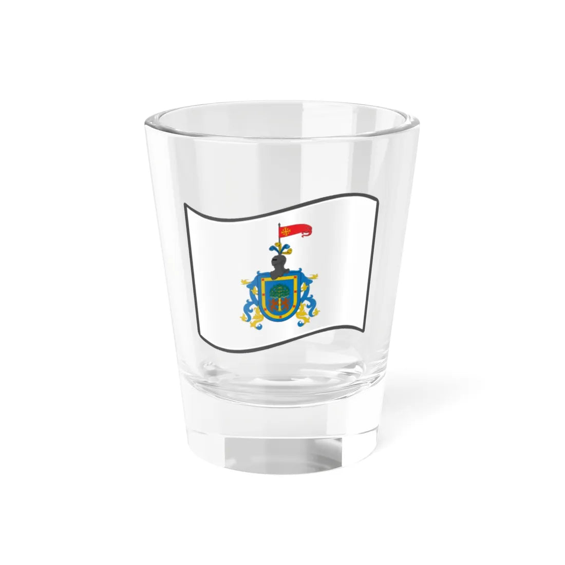 Nuvola Jalisco flag (Mexico) Shot Glass 1.5oz 1.5oz - Go Mug Yourself