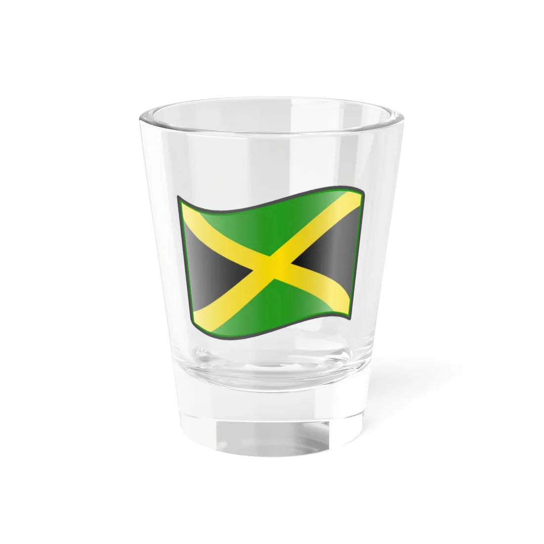 Nuvola Jamaican flag (Jamaica) Shot Glass 1.5oz 1.5oz - Go Mug Yourself
