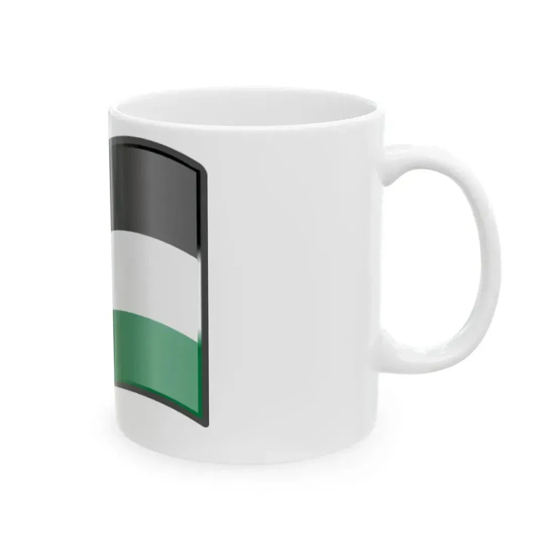 Nuvola Jordan flag (Jordan) White Coffee Mug - Go Mug Yourself