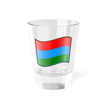 Nuvola Karelian flag (Russia) Shot Glass 1.5oz 1.5oz - Go Mug Yourself