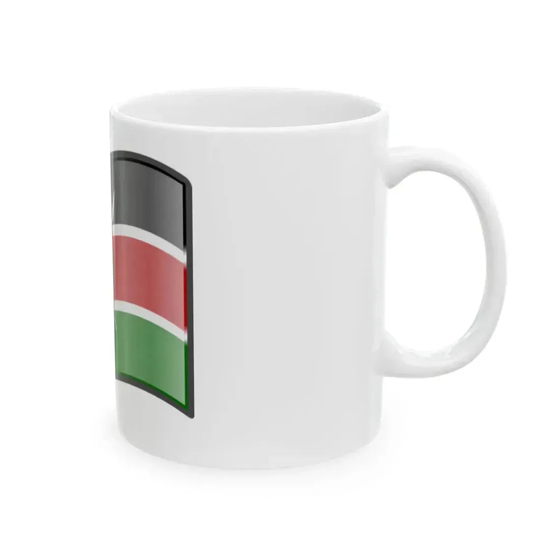 Nuvola Kenyan flag (Kenya) White Coffee Mug - Go Mug Yourself