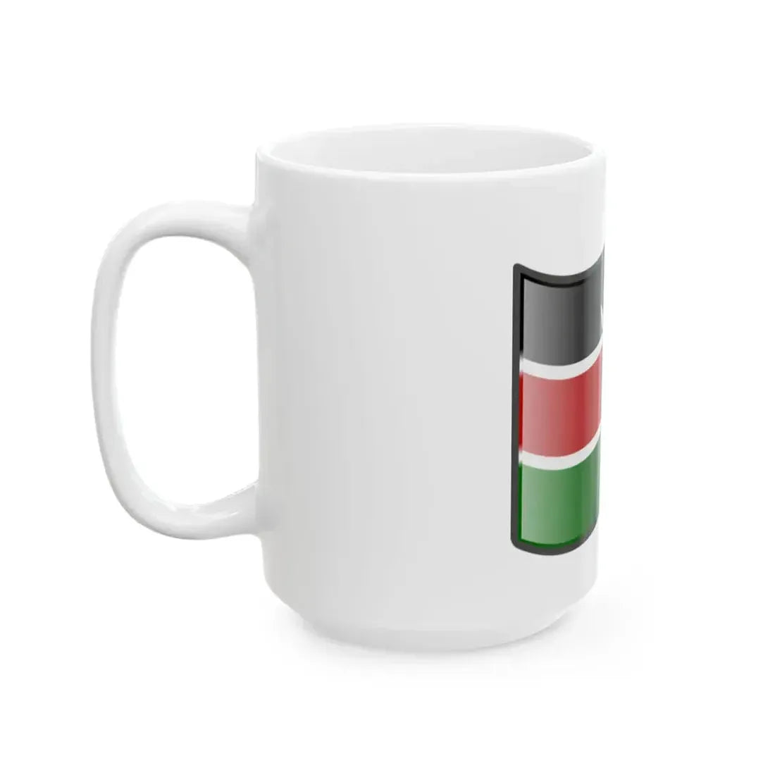 Nuvola Kenyan flag (Kenya) White Coffee Mug - Go Mug Yourself