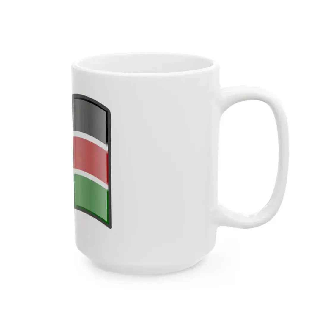 Nuvola Kenyan flag (Kenya) White Coffee Mug - Go Mug Yourself