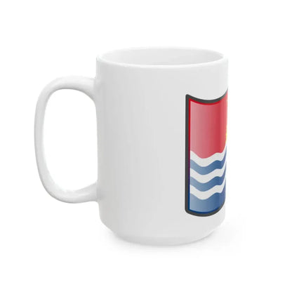 Nuvola Kiribati flag (Kiribati) White Coffee Mug - Go Mug Yourself