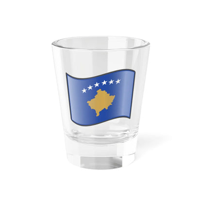Nuvola Kosovan flag (Kosovo) Shot Glass 1.5oz 1.5oz - Go Mug Yourself