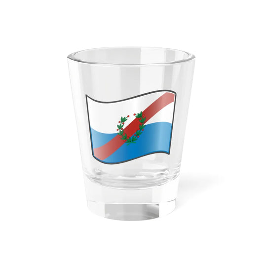 Nuvola La Rioja flag (Argentina) Shot Glass 1.5oz 1.5oz - Go Mug Yourself