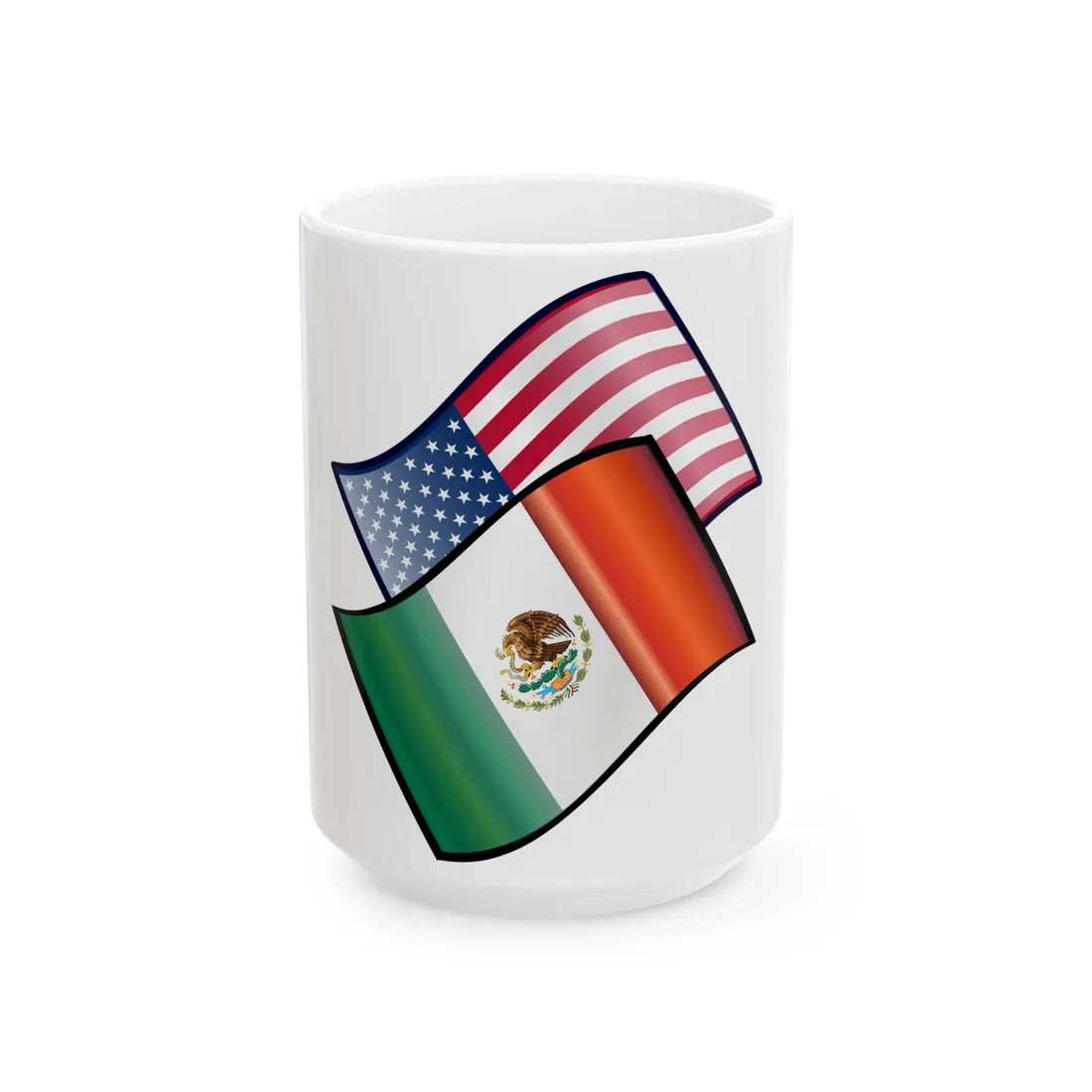 Nuvola lang usen-mxsp (Mexico) White Coffee Mug 15oz - Go Mug Yourself