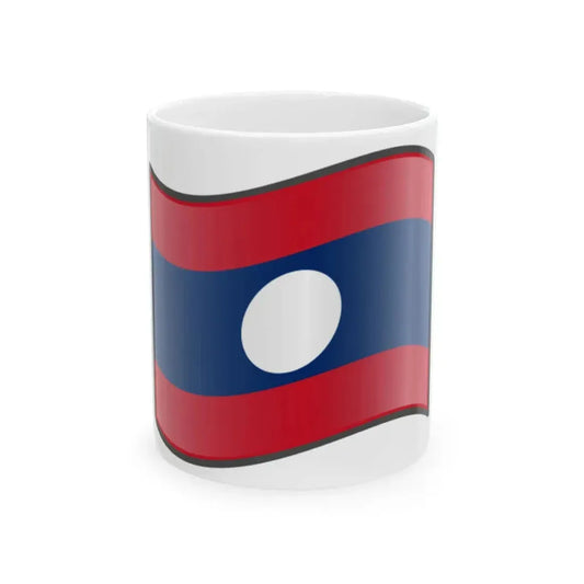 Nuvola Laotian flag (Laos) White Coffee Mug 11oz - Go Mug Yourself