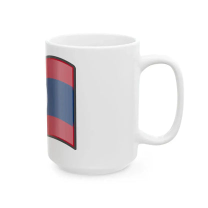 Nuvola Laotian flag (Laos) White Coffee Mug - Go Mug Yourself