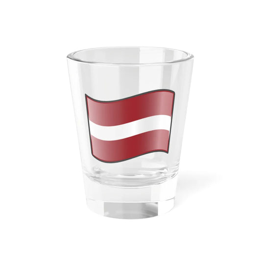 Nuvola Latvian flag (Latvia) Shot Glass 1.5oz 1.5oz - Go Mug Yourself