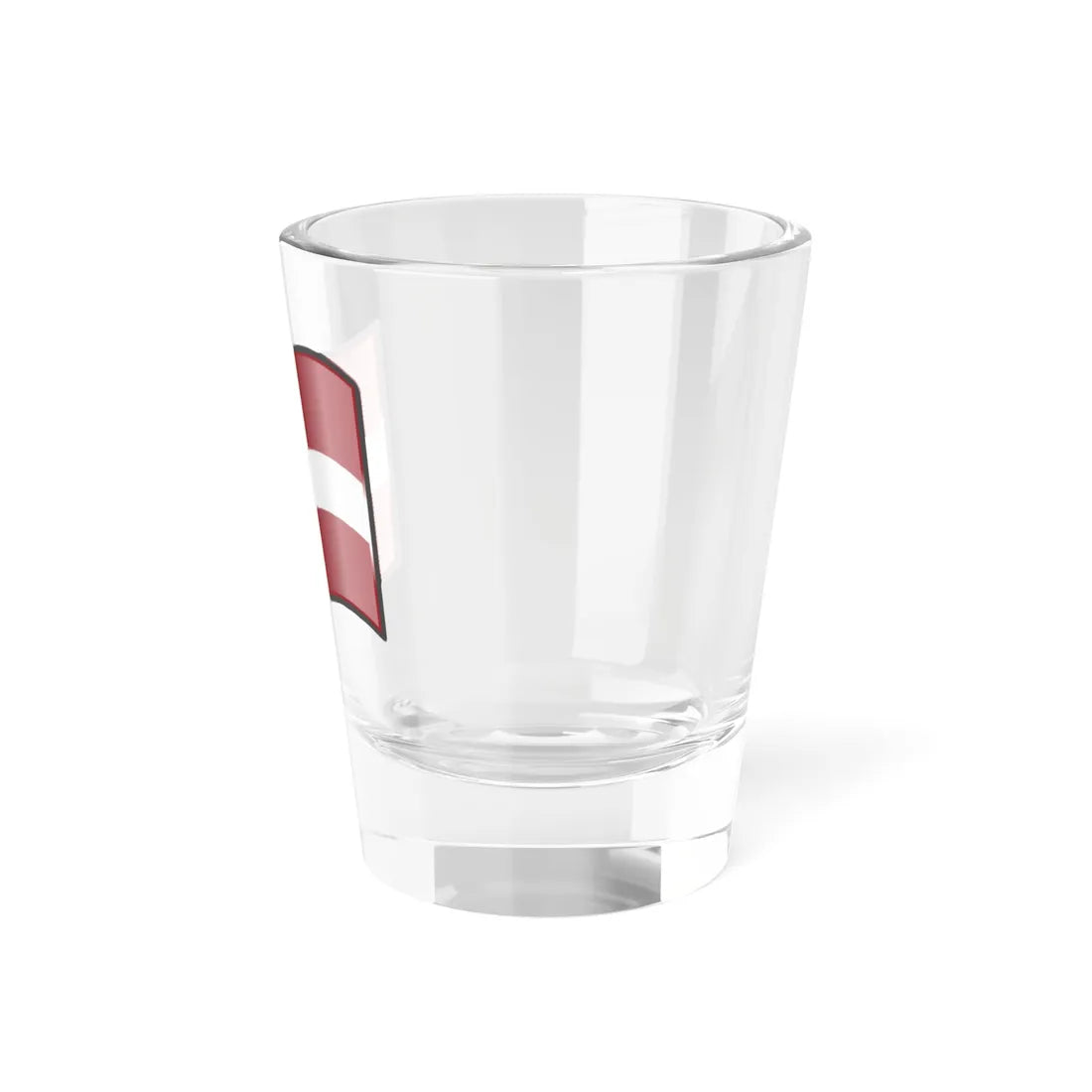Nuvola Latvian flag (Latvia) Shot Glass 1.5oz - Go Mug Yourself