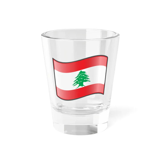 Nuvola Lebanese flag (Lebanon) Shot Glass 1.5oz 1.5oz - Go Mug Yourself