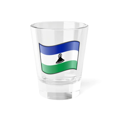 Nuvola Lesotho flag (Lesotho) Shot Glass 1.5oz 1.5oz - Go Mug Yourself
