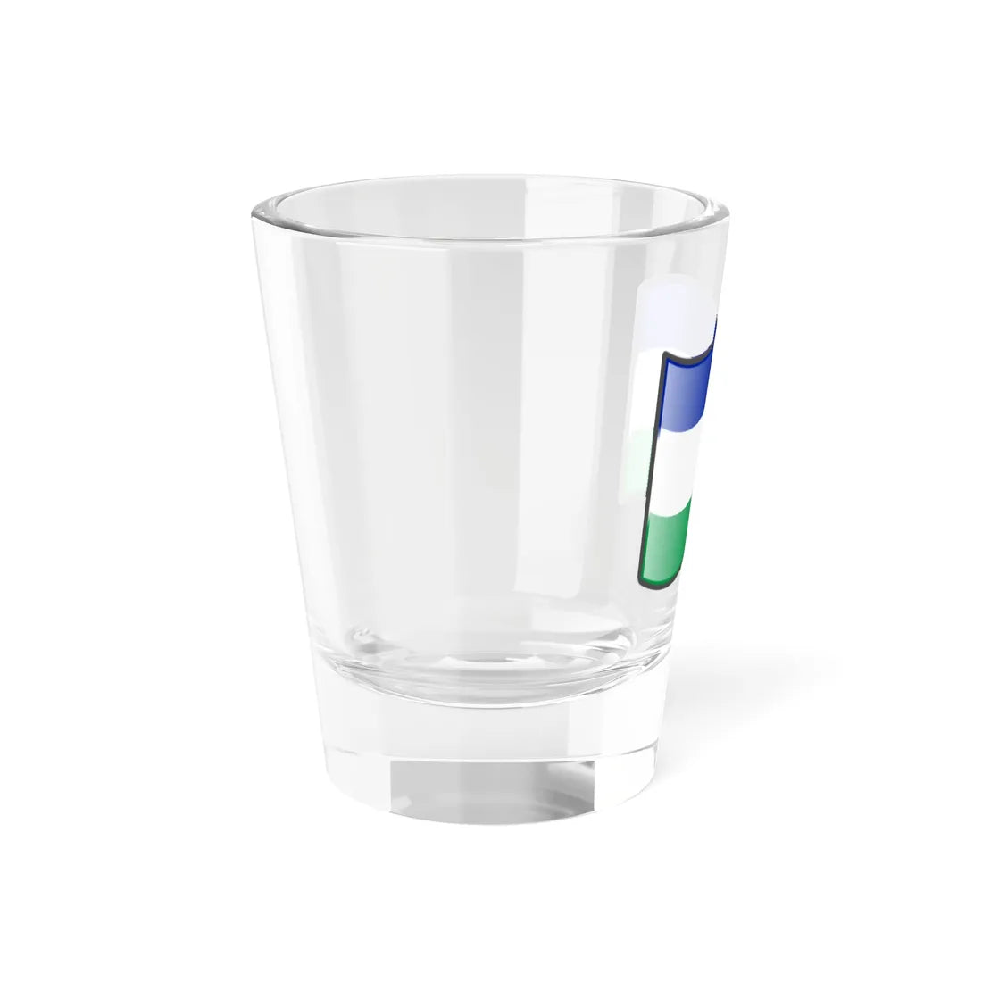 Nuvola Lesotho flag (Lesotho) Shot Glass 1.5oz - Go Mug Yourself
