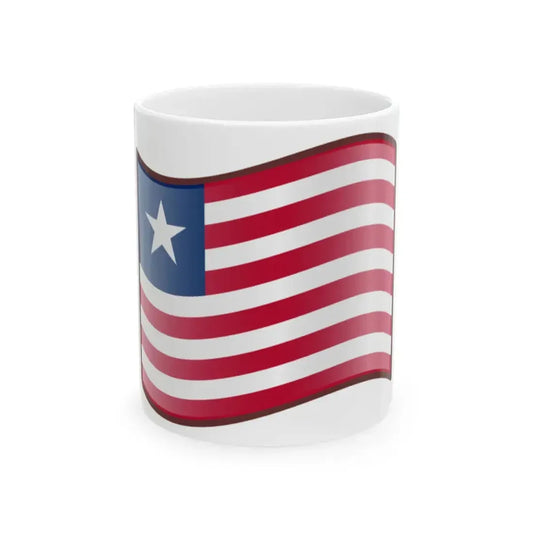Nuvola Liberian flag (Liberia) White Coffee Mug 11oz - Go Mug Yourself