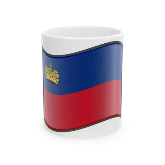 Nuvola Liechtensteiner flag (Liechtenstein) White Coffee Mug 11oz - Go Mug Yourself