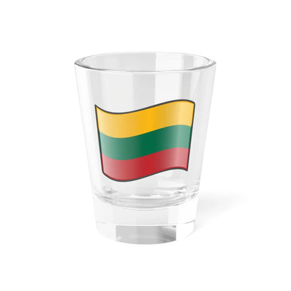 Nuvola Lithuanian flag (Lithuania) Shot Glass 1.5oz 1.5oz - Go Mug Yourself