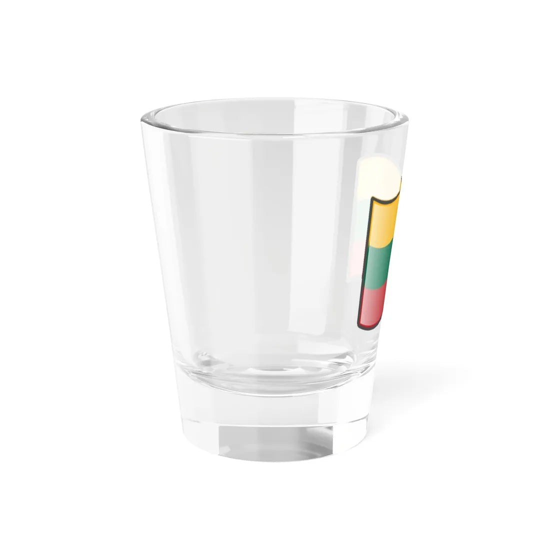 Nuvola Lithuanian flag (Lithuania) Shot Glass 1.5oz - Go Mug Yourself
