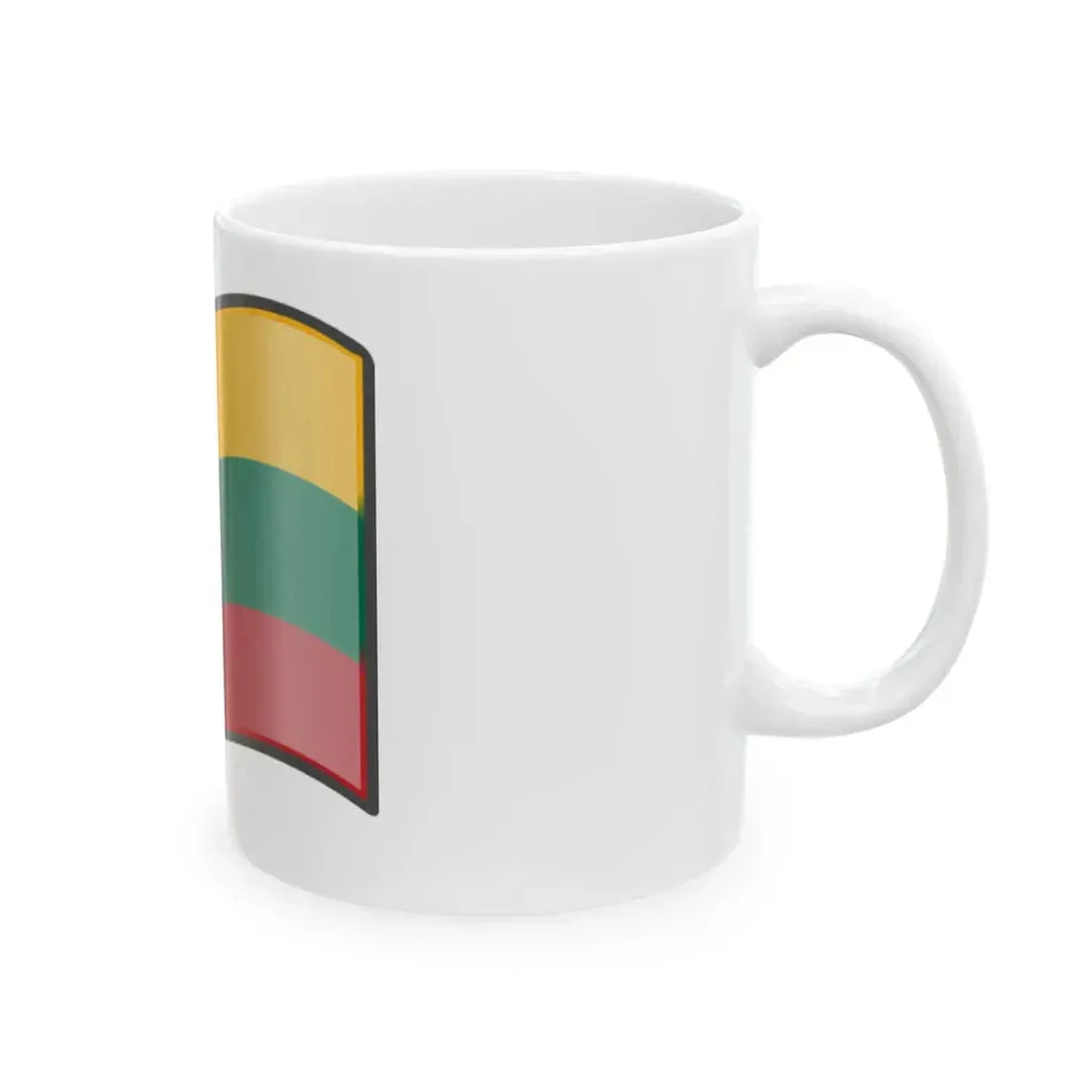 Nuvola Lithuanian flag (Lithuania) White Coffee Mug - Go Mug Yourself