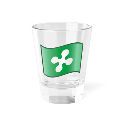 Nuvola Lombardy flag (Italy) Shot Glass 1.5oz 1.5oz - Go Mug Yourself
