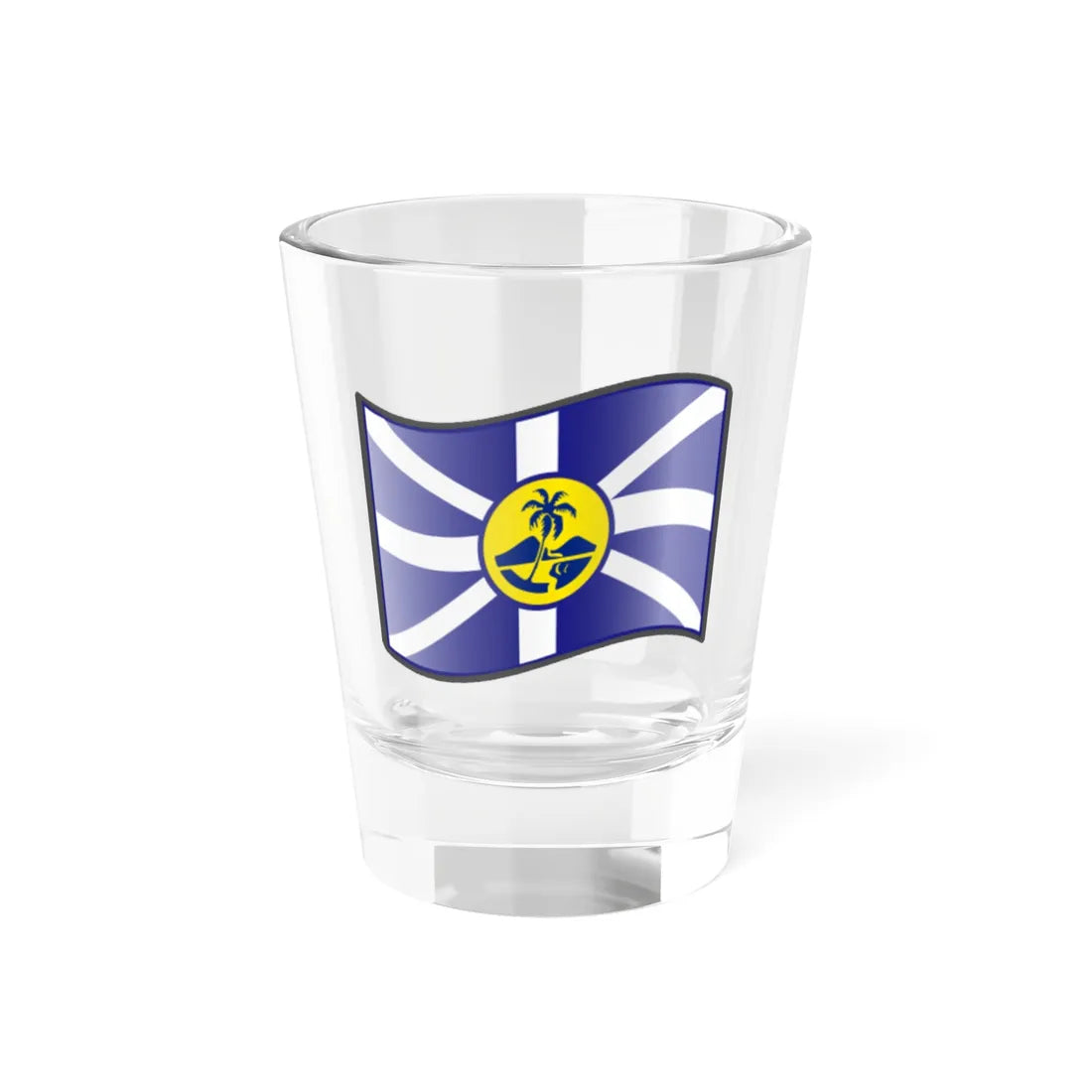 Nuvola Lord Howe Island flag (Australia) Shot Glass 1.5oz 1.5oz - Go Mug Yourself