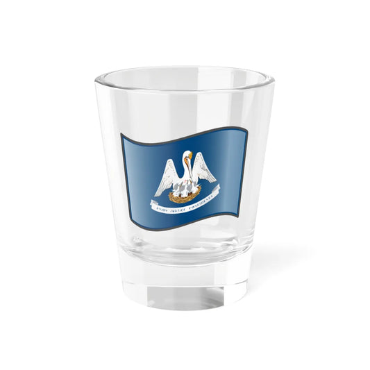 Nuvola Louisiana flag (United States) Shot Glass 1.5oz 1.5oz - Go Mug Yourself