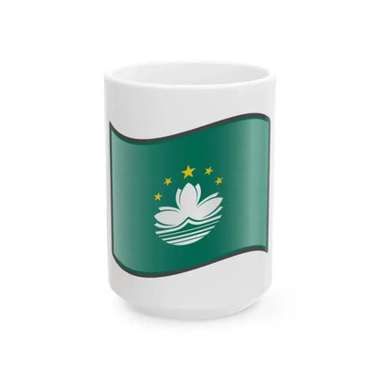 Nuvola Macau flag (China) White Coffee Mug 15oz - Go Mug Yourself