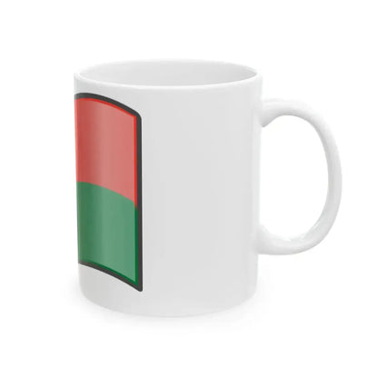 Nuvola Madagascar flag (Madagascar) White Coffee Mug - Go Mug Yourself
