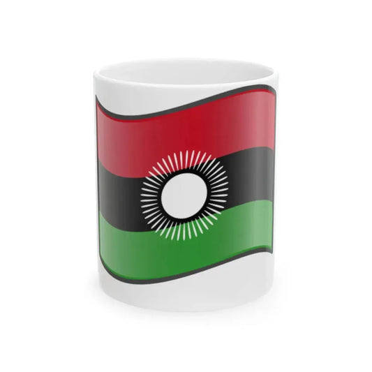 Nuvola Malawian flag 2010 (Malawi) White Coffee Mug 11oz - Go Mug Yourself