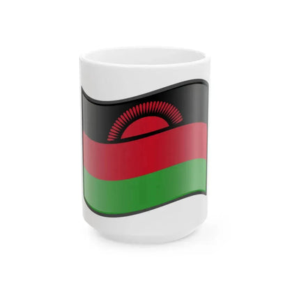 Nuvola Malawian flag (Malawi) White Coffee Mug 15oz - Go Mug Yourself