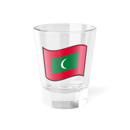 Nuvola Maldivian flag (Maldives) Shot Glass 1.5oz 1.5oz - Go Mug Yourself