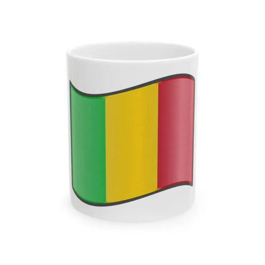 Nuvola Mali flag (Mali) White Coffee Mug 11oz - Go Mug Yourself