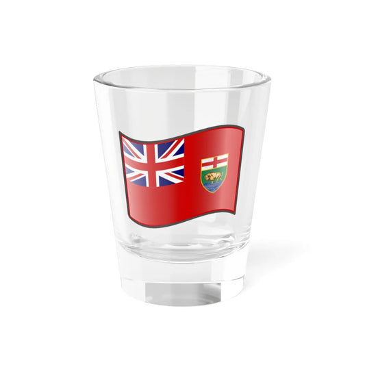 Nuvola Manitoba flag (Canada) Shot Glass 1.5oz 1.5oz - Go Mug Yourself