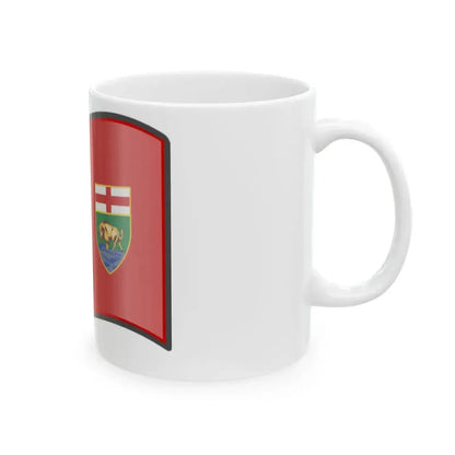 Nuvola Manitoba flag (Canada) White Coffee Mug - Go Mug Yourself