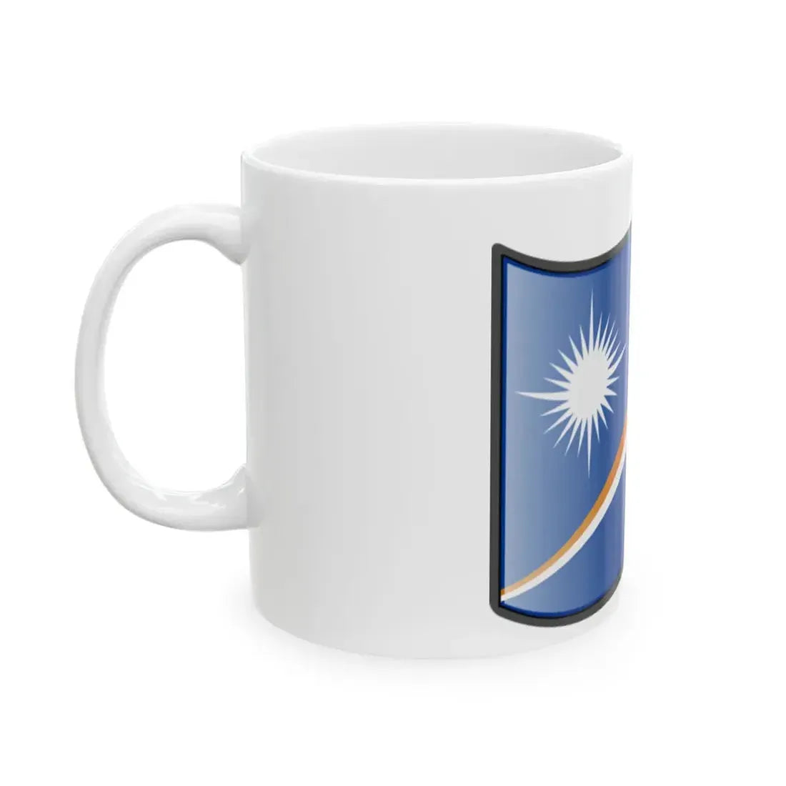 Nuvola Marshall Islands flag (Marshall Islands) White Coffee Mug - Go Mug Yourself
