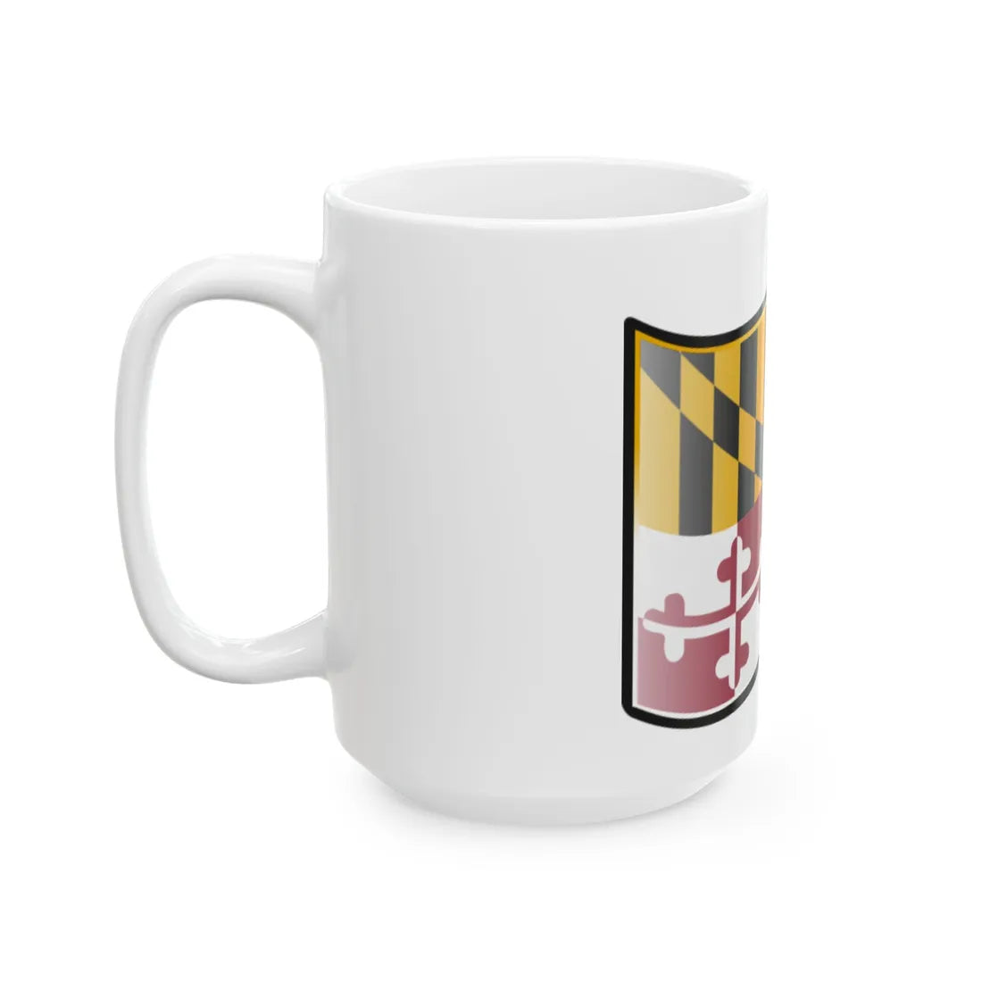 Nuvola Maryland flag (United States) White Coffee Mug - Go Mug Yourself
