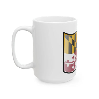 Nuvola Maryland flag (United States) White Coffee Mug - Go Mug Yourself