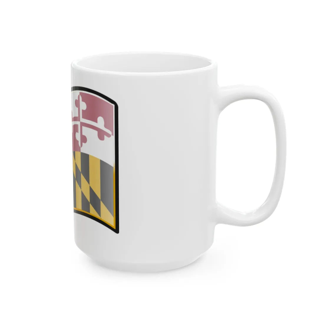 Nuvola Maryland flag (United States) White Coffee Mug - Go Mug Yourself