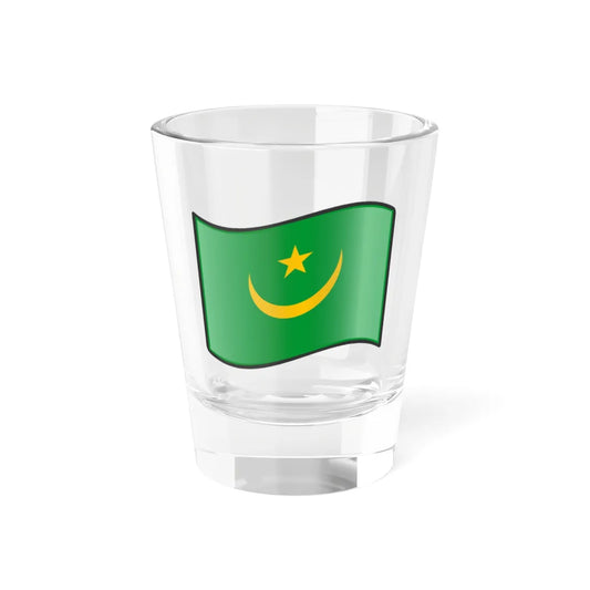 Nuvola Mauritanian flag 1959 (Mauritania) Shot Glass 1.5oz 1.5oz - Go Mug Yourself