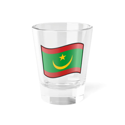Nuvola Mauritanian flag (Mauritania) Shot Glass 1.5oz 1.5oz - Go Mug Yourself