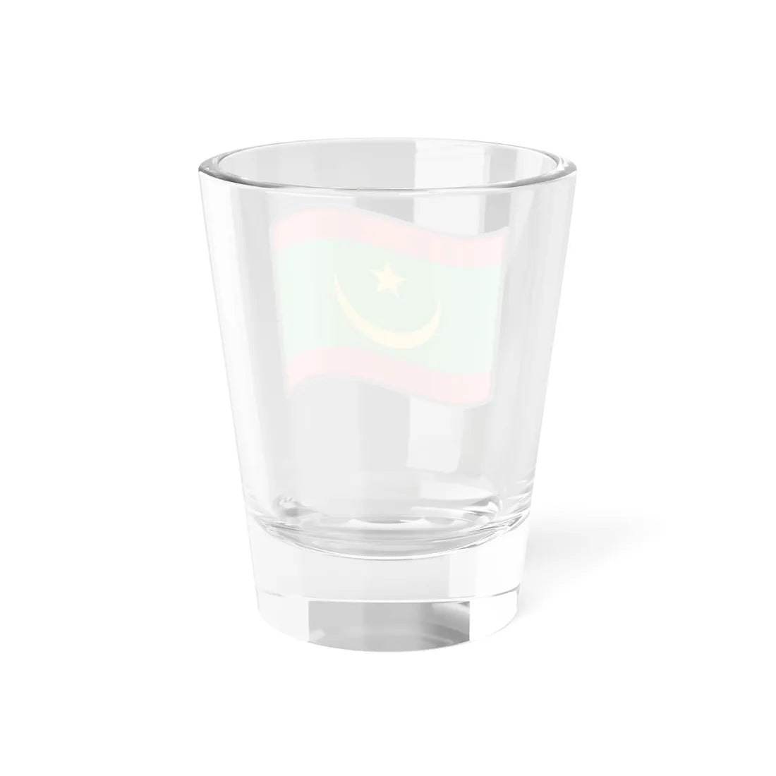 Nuvola Mauritanian flag (Mauritania) Shot Glass 1.5oz - Go Mug Yourself