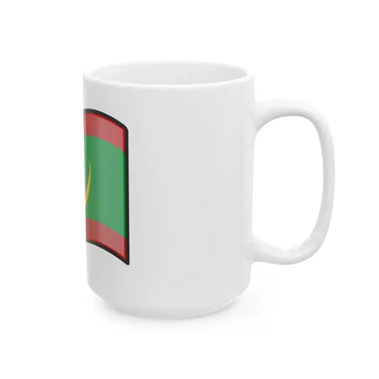 Nuvola Mauritanian flag (Mauritania) White Coffee Mug - Go Mug Yourself