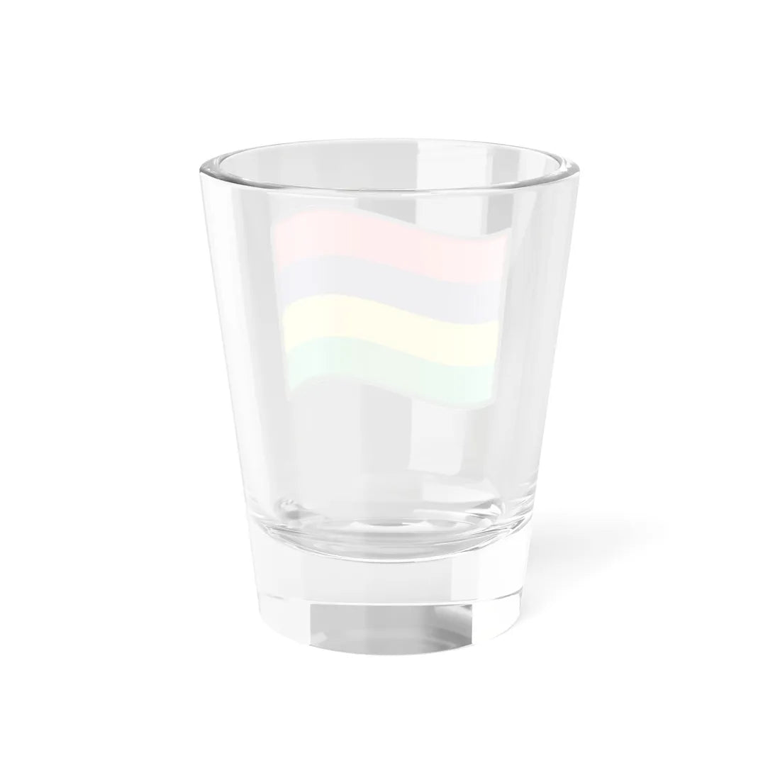 Nuvola Mauritian flag (Mauritius) Shot Glass 1.5oz - Go Mug Yourself