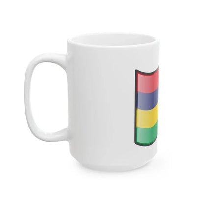Nuvola Mauritian flag (Mauritius) White Coffee Mug - Go Mug Yourself