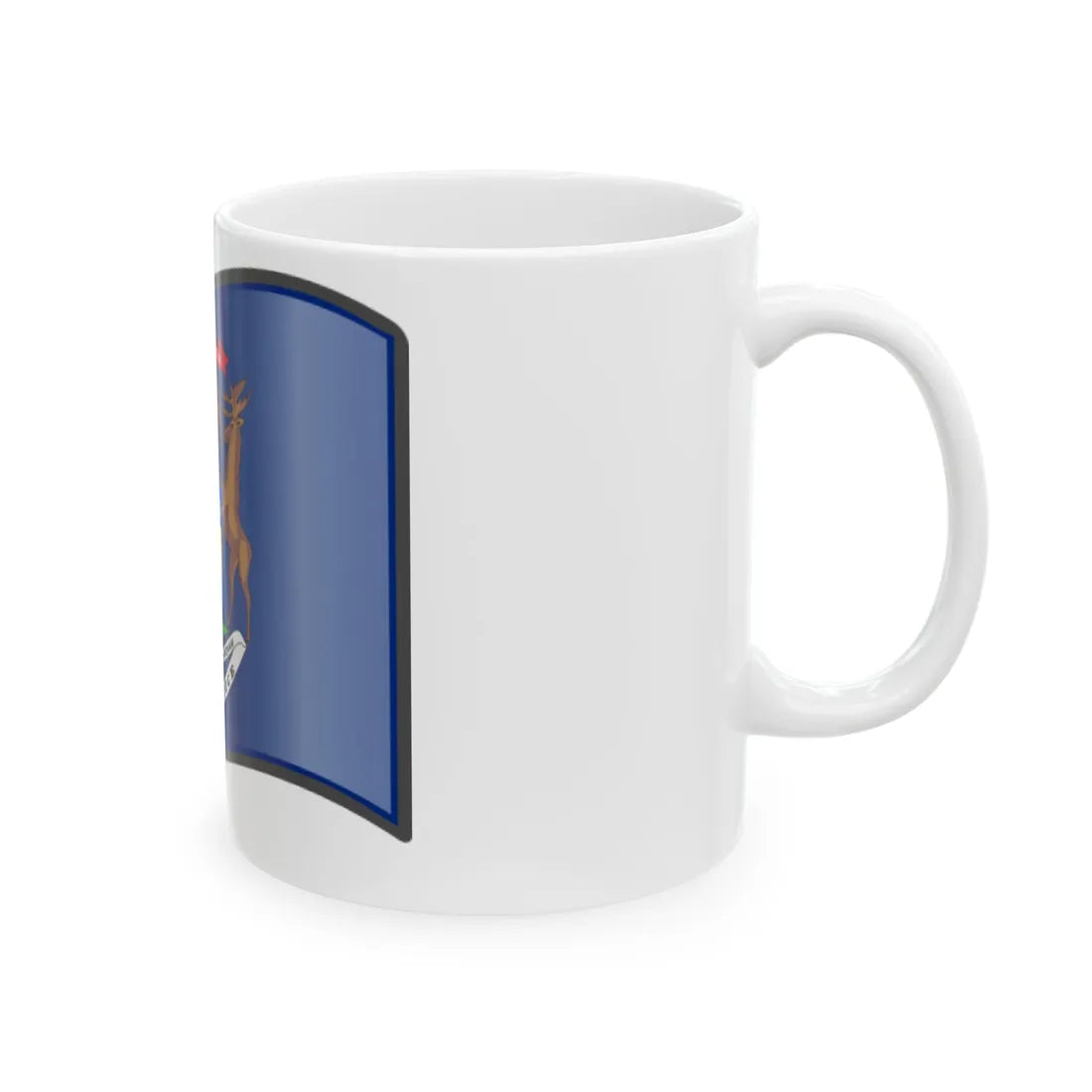 Nuvola Michigan flag (United States) White Coffee Mug - Go Mug Yourself