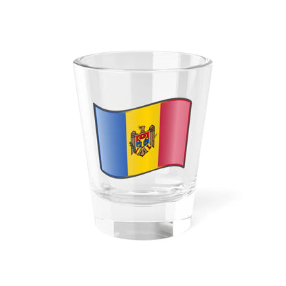 Nuvola Moldovan flag (Moldova) Shot Glass 1.5oz 1.5oz - Go Mug Yourself