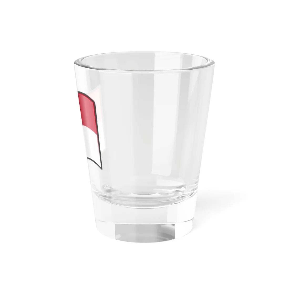 Nuvola Monegasque flag (Monaco) Shot Glass 1.5oz - Go Mug Yourself