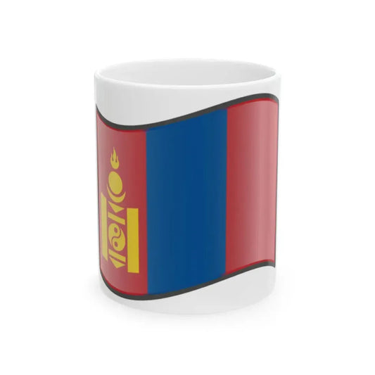 Nuvola Mongolian flag (Mongolia) White Coffee Mug 11oz - Go Mug Yourself
